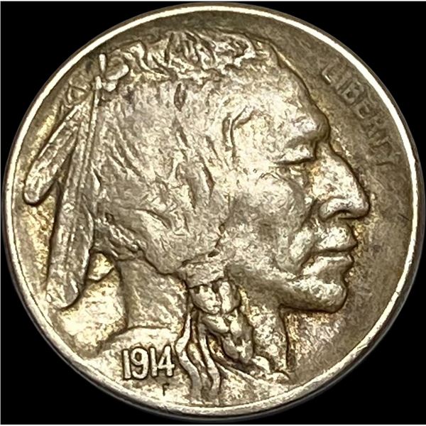1914-S Buffalo Nickel CHOICE AU