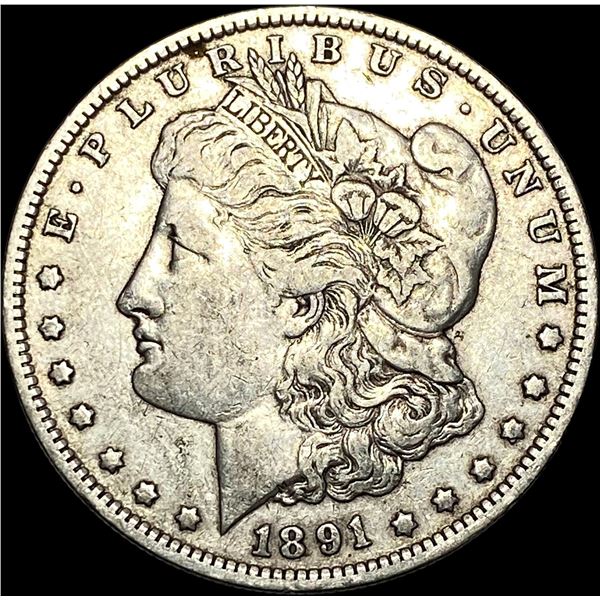 1891-O Silver Morgan Dollar NEARLY UNCIRCULATED