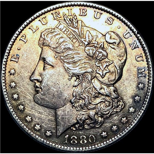 1880-O Silver Morgan Dollar CHOICE AU