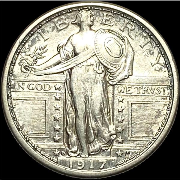 1917 Type 1 Standing Liberty Quarter CLOSELY UNCIRCULATED