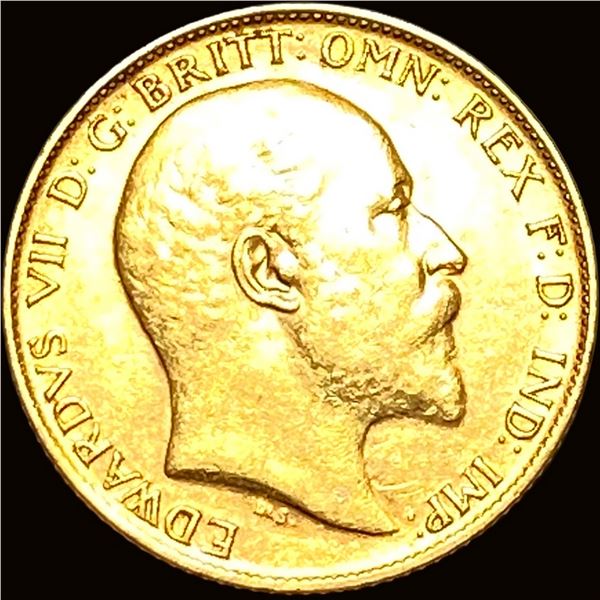 1902 Gold Sovereign Edward VII CLOSELY UNCIRCULATED