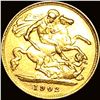 Image 2 : 1902 Gold Sovereign Edward VII CLOSELY UNCIRCULATED