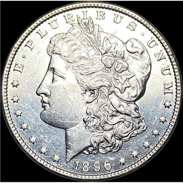 1896 Silver Morgan Dollar CLOSELY UNCIRCULATED