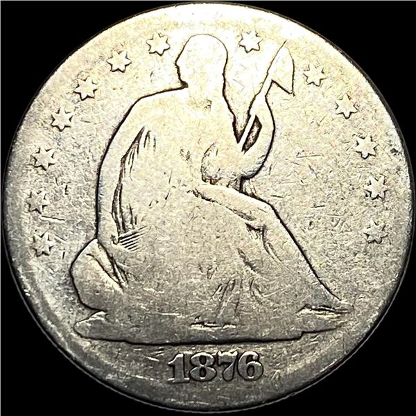 1876 Seated Liberty Half Dollar NICELY CIRCULATED