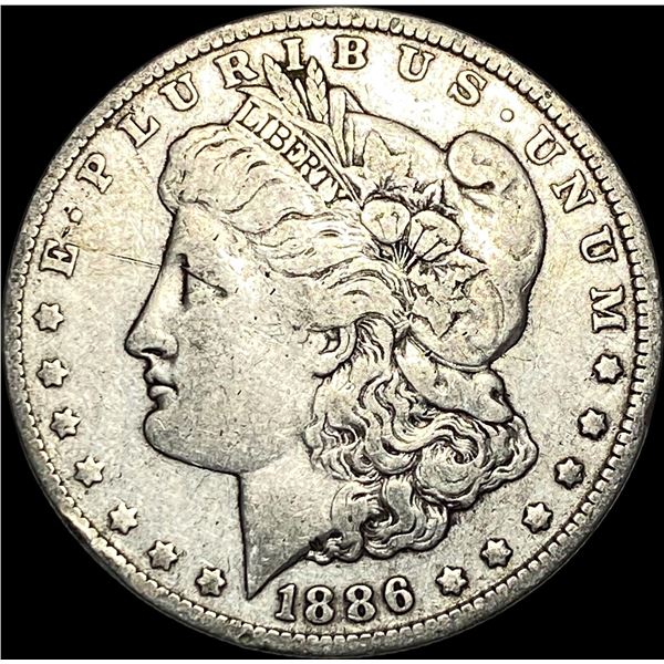 1886-O Silver Morgan Dollar NEARLY UNCIRCULATED