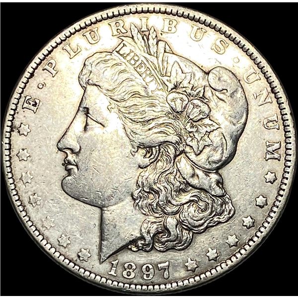1897-O Silver Morgan Dollar NEARLY UNCIRCULATED