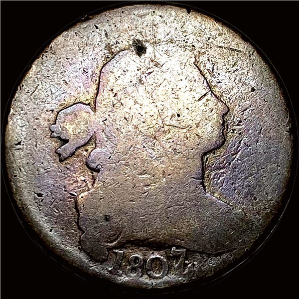 1807 Draped Bust Large Cent NICELY CIRCULATED