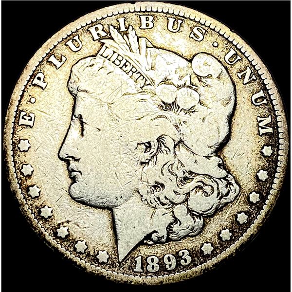 1893-CC Silver Morgan Dollar NICELY CIRCULATED