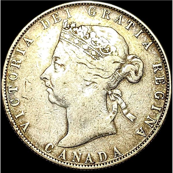 1901 Canada Silver 50 Cents LIGHTLY CIRCULATED