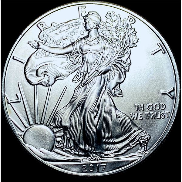 2017 1 oz Silver American Eagle $1 SUPERB GEM BU