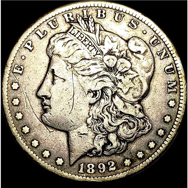 1892-CC Silver Morgan Dollar LIGHTLY CIRCULATED
