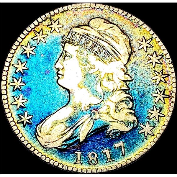 1817 Capped Bust Half Dollar NEARLY UNCIRCULATED