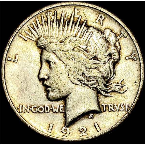 1921 Silver Peace Dollar NEARLY UNCIRCULATED