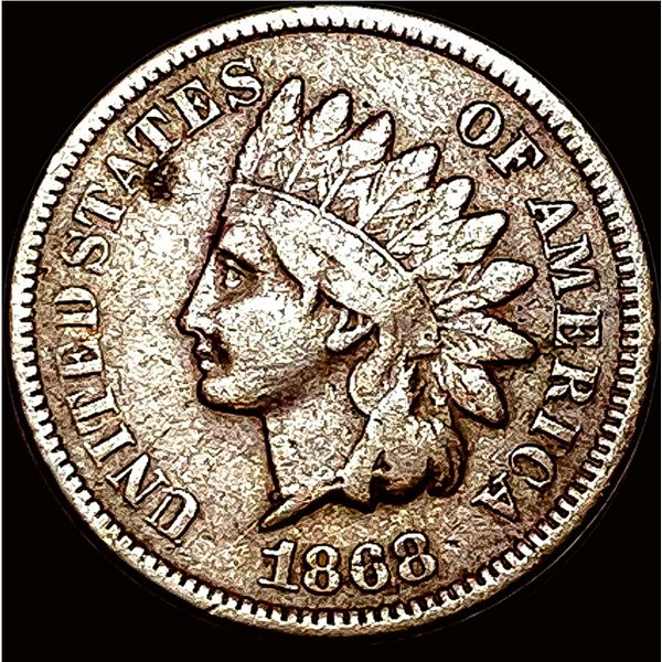 1868 Indian Head Cent LIGHTLY CIRCULATED