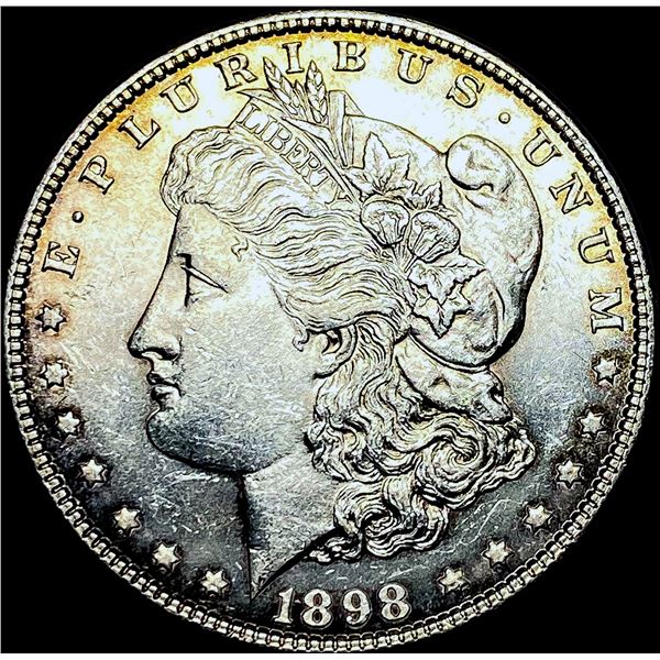 1898-S Silver Morgan Dollar CHOICE BU