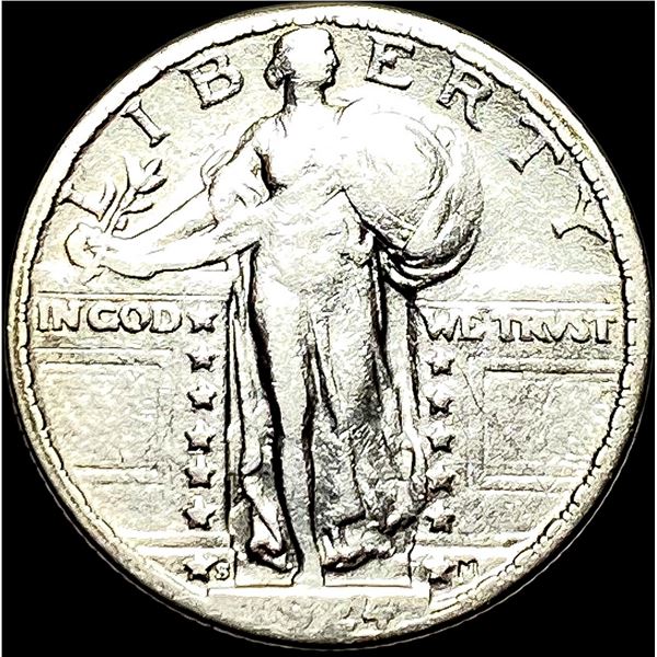 1928-S Silver Standing Liberty Quarter NEARLY UNCIRCULATED