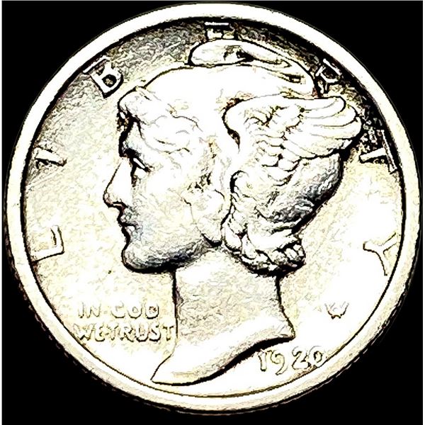1920 Mercury Dime NEARLY UNCIRCULATED