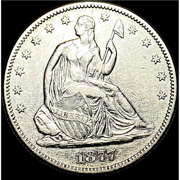 1877-S Silver Half Dollar CLOSELY UNCIRCULATED