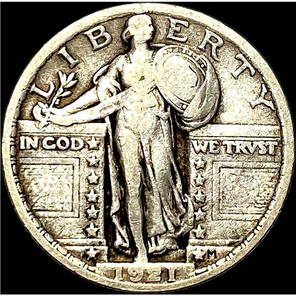1921 Standing Liberty Quarter LIGHTLY CIRCULATED