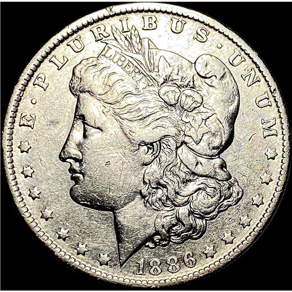 1886 Morgan Silver Dollar NEARLY UNCIRCULATED