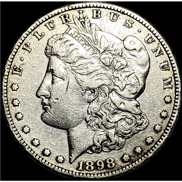 1898-S Silver Morgan Dollar CLOSELY UNCIRCULATED