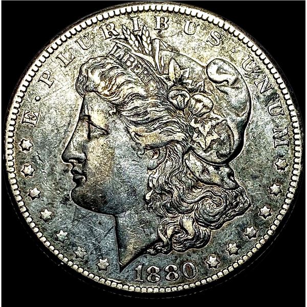1880-CC Silver Morgan Dollar NEARLY UNCIRCULATED
