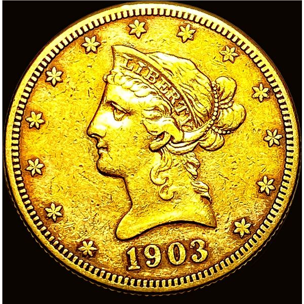 1903-S Gold $10 Liberty Head Eagle NEARLY UNCIRCULATED