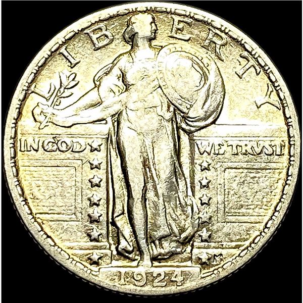 1924 Standing Liberty Silver Quarter NEARLY UNCIRCULATED
