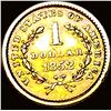 Image 2 : 1852 Gold $1 Type 1 Liberty Head CHOICE AU