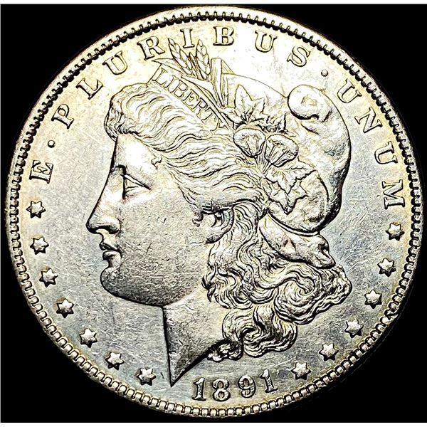 1891 Morgan Silver Dollar ABOUT UNCIRCULATED