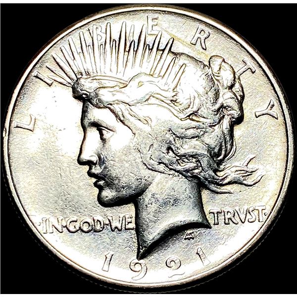 1921 Silver Peace Dollar ABOUT UNCIRCULATED