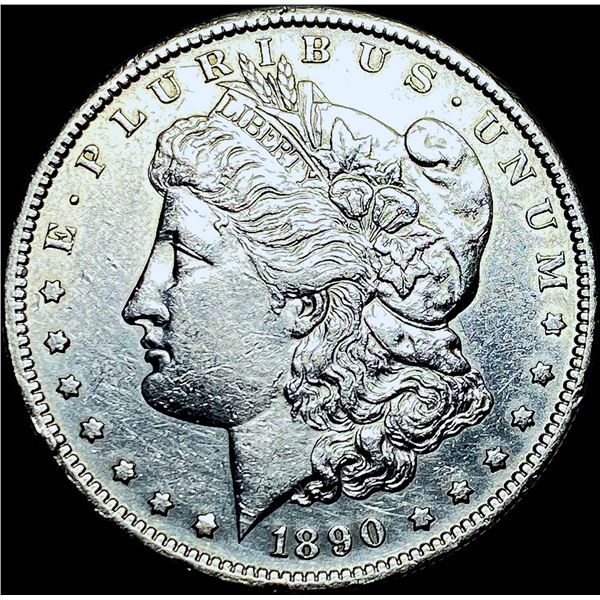 1890-S Silver Morgan Dollar CHOICE AU