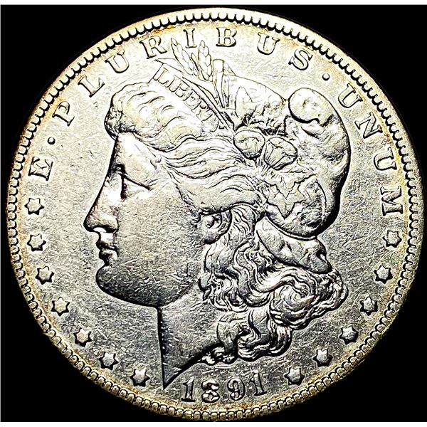 1891-CC Silver Morgan Dollar NEARLY UNCIRCULATED