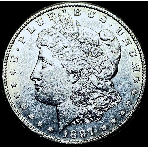 1897 Morgan Silver Dollar CHOICE AU