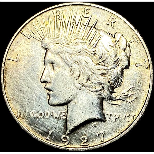 1927 Peace Silver Dollar NEARLY UNCIRCULATED