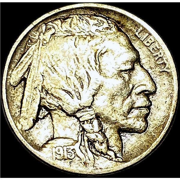 1913-D Buffalo Nickel Type 1 CLOSELY UNCIRCULATED