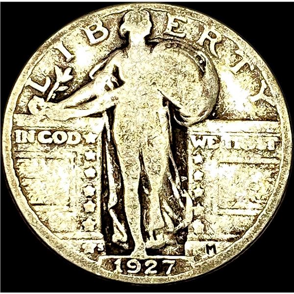 1927-S Silver Standing Liberty Quarter NICELY CIRCULATED