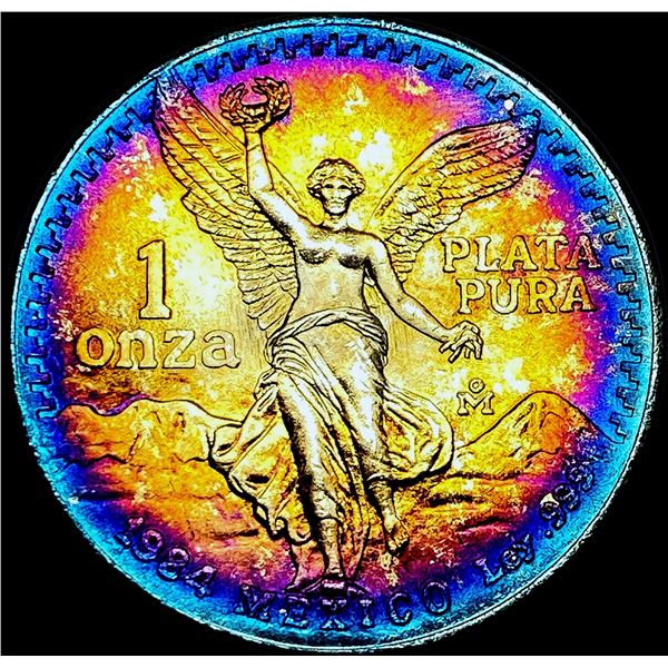 1984 Mexico Silver 1 Onza Libertad SUPERB GEM BU