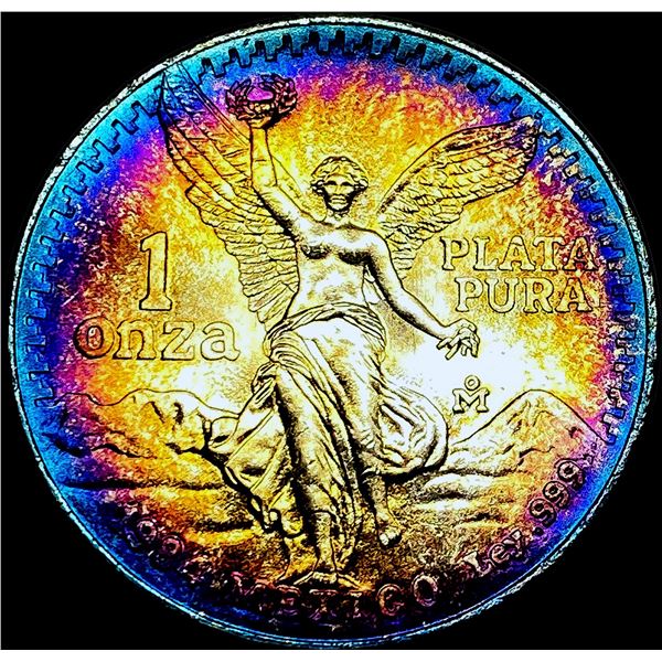 1984 Mexico Silver 1 Onza Libertad SUPERB GEM BU