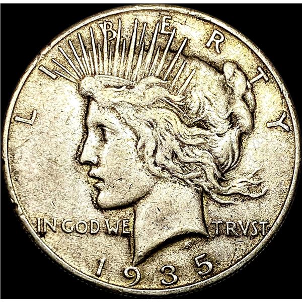 1935-S Silver Peace Dollar NEARLY UNCIRCULATED