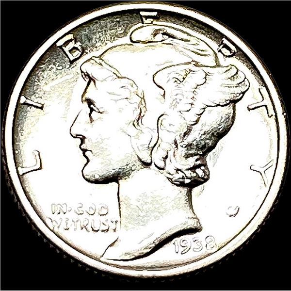 1938-S Silver Mercury Dime UNCIRCULATED