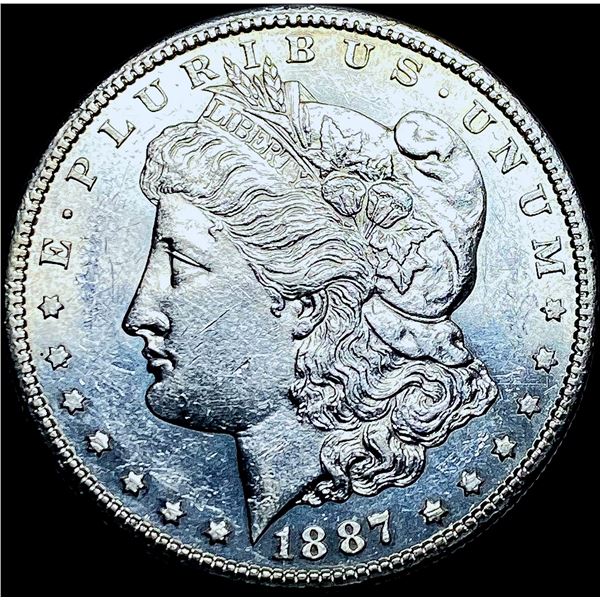 1887-S Silver Morgan Dollar CHOICE AU
