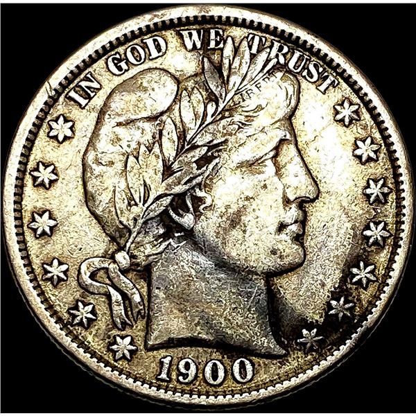1900 Barber Half Dollar NEARLY UNCIRCULATED