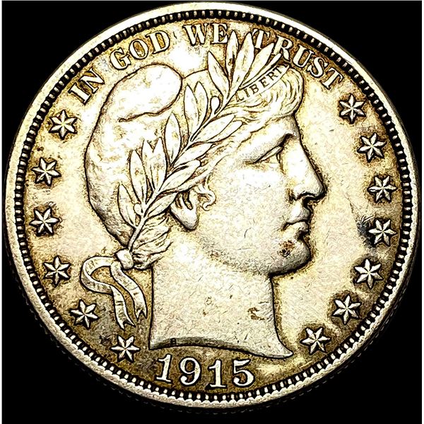 1915-S Silver Barber Half Dollar CLOSELY UNCIRCULATED