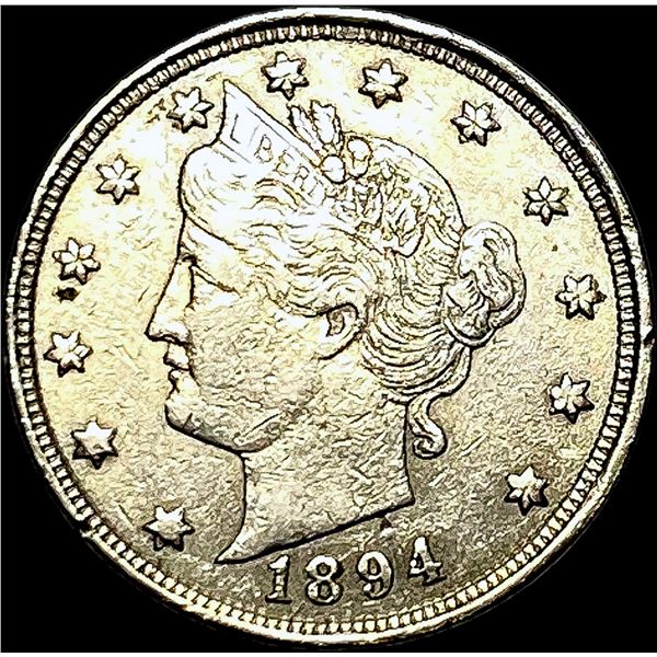 1894 Liberty Head Nickel NEARLY UNCIRCULATED