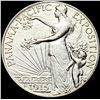 1915-S Silver Panama-Pacific Half Dollar CLOSELY UNCIRCULATED