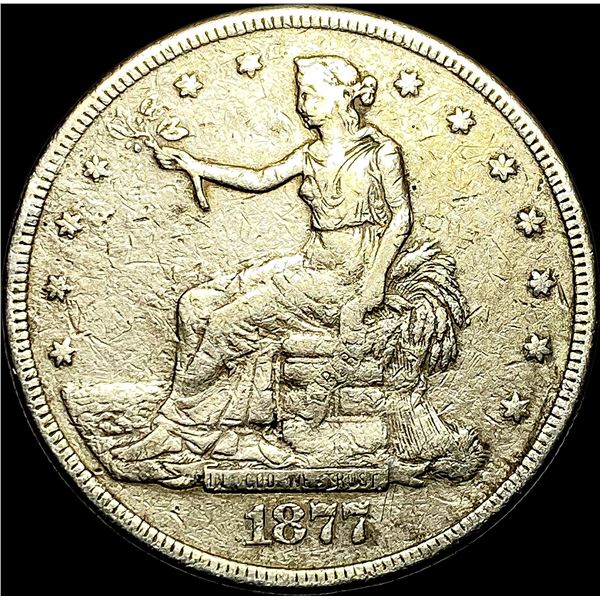 1877-S Silver Trade Dollar LIGHTLY CIRCULATED