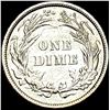 Image 2 : 1892 Silver Barber Dime CLOSELY UNCIRCULATED