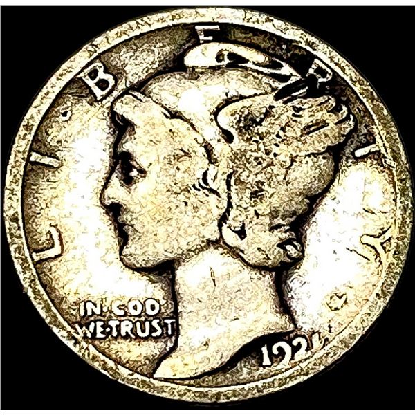 1921 Silver Mercury Dime NICELY CIRCULATED