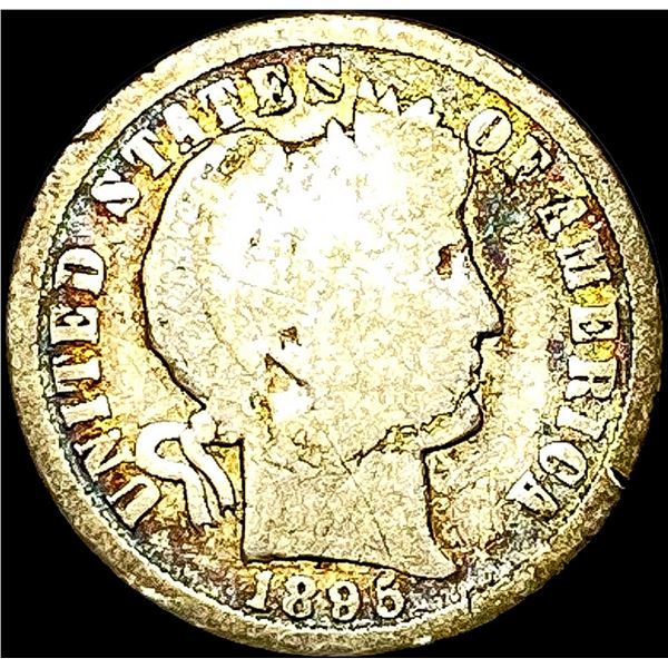 1896-O Silver Barber Dime NICELY CIRCULATED